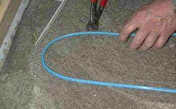 крепление нагревательного кабеля Эксон нагревательный кабель Ekson heating Cable Мат Снеготаяние Антиобледенение Обогрев трубопроводов