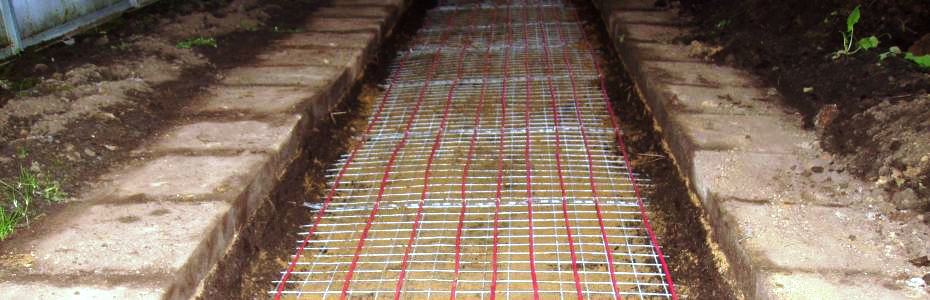 Подогрев грунта в теплицах нагревательный кабель heating Cable