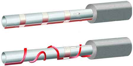 Обогрев трубопроводов, установка датчиков, нагревательного кабеля, СЕЛХИТ Ceilhit Эксон нагревательный кабель Ekson heating Cable теплоизоляции